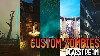 BLACK OPS CUSTOM ZOMBIES MAP - LOGICALS 10 MAPS 10 WEEKS, HALF WAY 5 MAPS STREAM