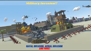 Military invasion of paradise!! | Naval Invasion and MORE! Tiny Town VR | Oculus Rift S Gameplay