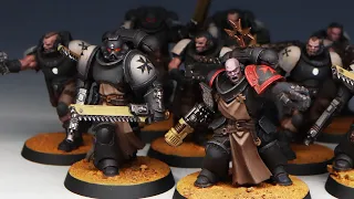 PAINTING A CRUSADER SQUAD | Full Recipe | Black Templars Project | New Scouts | Warhammer 40k