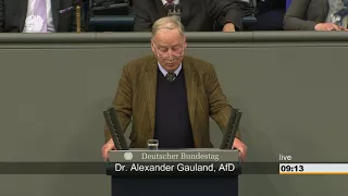 Alexander Gauland: 70 Jahre Gründung des Staates Israel [Bundestag 26.04.2018]