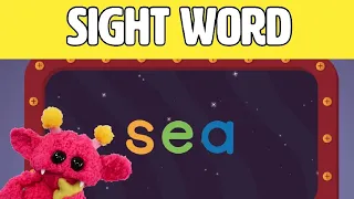 SEA - Let's Learn the Sight Word SEA with Hubble the Alien! | Nimalz Kidz! Songs and Fun!