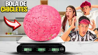 RECORDE MUNDIAL - MAIOR BOLA DE CHICLETE *100Kg