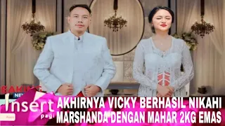 Vicky Prasetyo sang gladiator menikahi Marshanda dengan mahar yang fantastis 2 kg emas