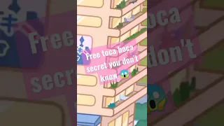 Free Toca boca secret you don't know 😱 #shorts  #tocalifeworld #tocaboca #fun