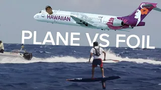 The Ultimate Race to See What's Faster to Travel Between the Hawaiian Islands - FOIL vs Plane