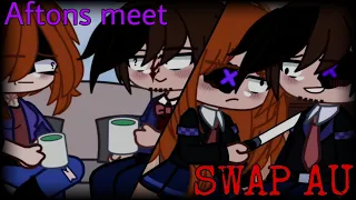 Aftons Meet SWAP William & Mrs. Afton AU // Gacha FNaF // Afton family // My weird AUs