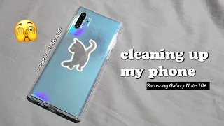 Samsung Galaxy Note 10+ Clean Up