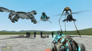 ALL NEW FULL COMBINE  VS HUMAS + RESISTANCE in Garry's Mod