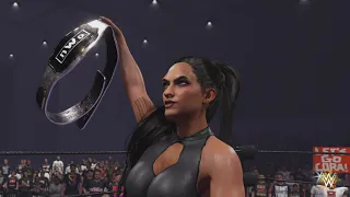 NWO Women's Title Double Pin Finish Insane WWE 2K24 NWO Hardcore Tv