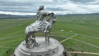 #4k  Statue of Genghis Khan