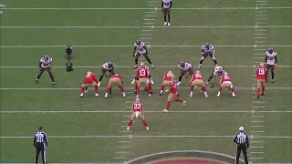 49ers run game vs TB bear front week 14 2022