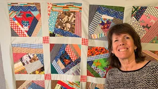 Finishing my crazy quilt | sashing and border | cotton sheet | sew along with me