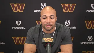 RB Austin Ekeler Meets the Media After Signing as a Washington Commander