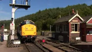 Class 37 No 37264 on the NYMR shunting