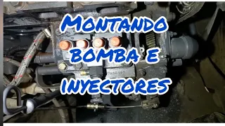 Montando bomba e inyectores Motor kubota. #mechanical #engine #automotive #mecánica #youtube #kubota