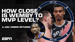 Wemby vs. Jokic was a NON-STOP HIGHLIGHT 🤩 + Bucks & 76ers' threat in the East | Get Up