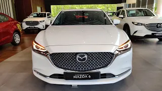 2023 Mazda 6 White Color - Superior Quality Sedan| Exterior and Interior Details