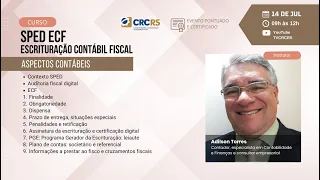 [Curso] SPED ECF – Escrituração Contábil Fiscal – Aspectos Contábeis
