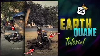 TRENDING EARTH QUAKE EFFECT BIKE REELS EDITING - CAPCUT ✨