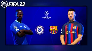 FIFA 23 | Barcelona Vs Chelsea Ft. Lewandowski, Kessie, Christensen, | Gameplay