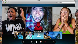 First Time Watching *UNFRIENDED* Almost Gave Us Heart Attacks! w/@AdriannaReacts