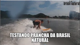 PRANCHA DE SURF FUN BOARD 7.6 NEW EDITION + KIT SURF - BRASIL NATURAL