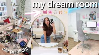 EXTREMES ROOM MAKEOVER! ♡.aesthetic clean Pinterest style.•*