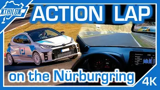 GR YARIS Action Lap - Close Moment with Porsche GT4 - NÜRBURGRING NORDSCHLEIFE BTG 4K