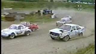 European Rallycross 1982 Lydden Hill circuit A final Martin Schanche Matti Alamaki John Welch.