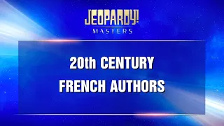 20th Century French Authors | Final Jeopardy! | JEOPARDY!