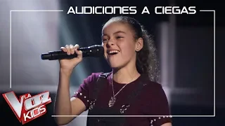 Marta Berlín - Ex's and oh's | Blind Auditions | The Voice Kids Antena 3 2019