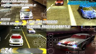 NFS Underground Rivals #24 - Last man Standing Survival RaceField Action Battle