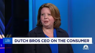 The consumer is being thoughtful about where they spend their money, says Dutch Bros. CEO