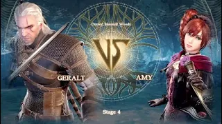 Soul Calibur 6 - Geralt vs Amy (Arcade Mode)