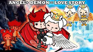 😇Angel Vs 😈Demon = Love Story ??? Part 2 | Sad story | Toca Boca | Toca Life World | Rainbow Toca