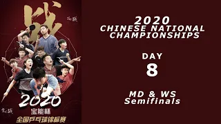 2020 Chinese National Championships | Men's Doubles and Women's Singles Semifinals