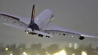 A380 Hits Wake Turbulence On Takeoff