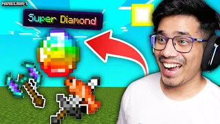 Minecraft, But You Can Craft Super OP Diamond Tools !!!