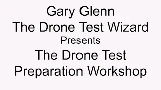 Free Drone Test Workshop. Training For Part 107 Exam