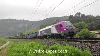 434- Primera 256 de Renfe Mercancias con tren a Bilbao
