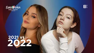 Eurovision: 2022 VS 2021