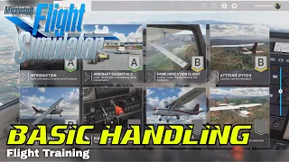 Microsoft Flight Simulator Flight Training Basic Handling Walkthrough Gameplay