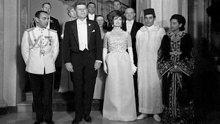لقاء الحسن الثاني بالرئيس الأمريكي جون كينيدي سنة 1963