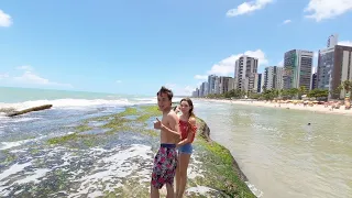 PRAIA DE BOA VIAGEM E PERIGOSO BANHO PISCINA TEM TUBARÃO RECIFE