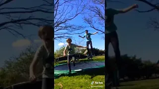 Første Dub front På have Trampolin🔥