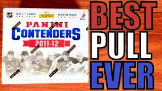 POTENTIALLY MY BEST PULL EVER - 11/12 Panini Contenders Hockey Hobby Box Break