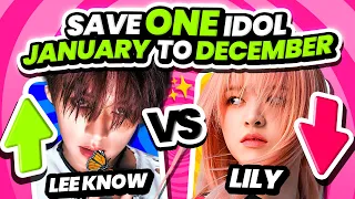 SAVE 1 KPOP IDOL (SAME BIRTHDAY MONTH) - JANUARY TO DECEMBER | KPOP QUIZ 2023 / 2024