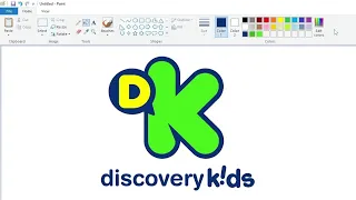 How to draw Discovery Kids logo in MS Paint | Easy step by step drawing