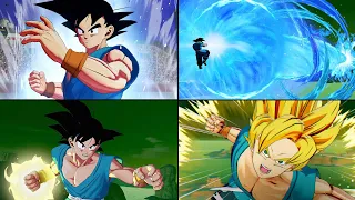 End of Z Goku Transformations, Surges & Super Attacks  - DBZ: Kakarot (Goku's Next Journey DLC 6)