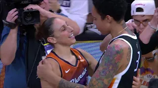 Taurasi After DROPPING 42 To Become 1st EVER To 10,000 Points, Then Hugs Brittney Griner | Interview